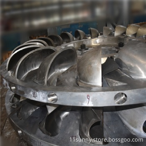 hydro power micro pelton turbine runner / wheel for sale